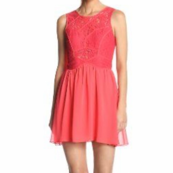 BCBG GENERATION short coral dress - Picture 3 of 9